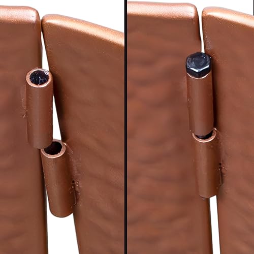 Miniatura 8 de AuldHome Design Collar de árbol de granja martillado de cobre (base de 29 pulgadas de diámetro), esmalte vintage, acento de árbol de Navidad, estilo