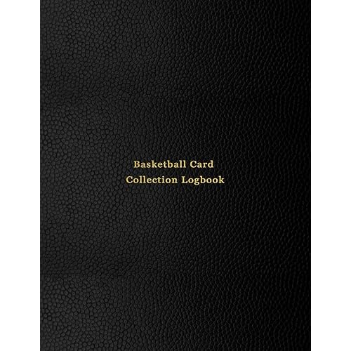 Basketball Card Collection Logbook: Sport trading card collector journal | Basketball inventory tracking, record keeping log book to sort collectable sporting cards | Professional black cover