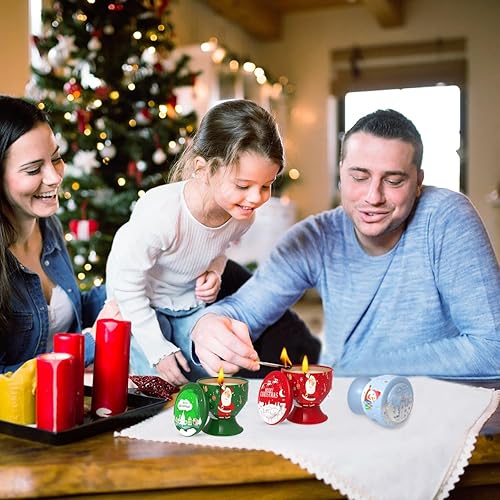 Miniatura 9 de Juego de regalo perfumado decorativo de cera de soja pequeña de 4.4 onzas, velas de aromaterapia de vainilla y jazmín y rosa para mujeres amigas, 2