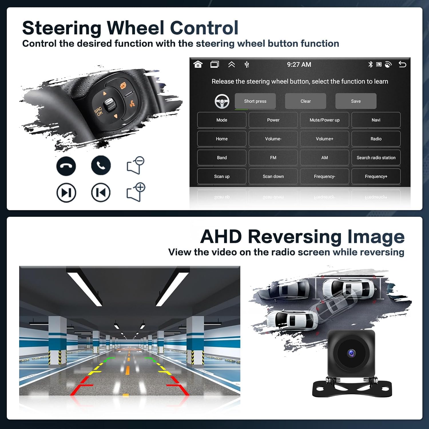 4+64G Radio for Toyota Camry with JBL or Screen 2006-2011 CarPlay Stereo Upgrade Android 15 8 Core 9" Touch Screen Android Auto Bluetooth GPS 59UI AHD Backup Camera