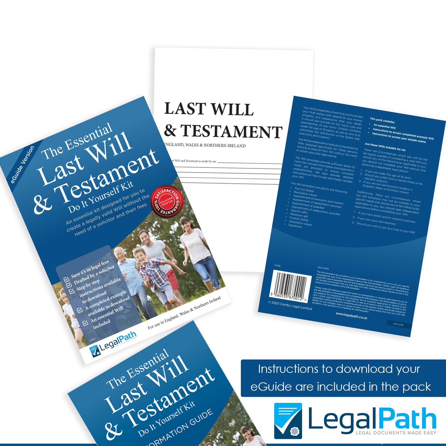 Essential Will Kit with eGuide, Last Will and Testament (Do It Yourself Will Kit UK) - Image 4