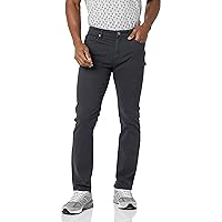 Amazon Essentials Pantaloni in Twill Elasticizzati con 5 Tasche Slim Uomo