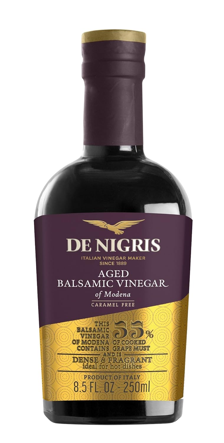 De Nigris Aged Balsamic Vinegar of Modena, 8.5 Ounce (Pack