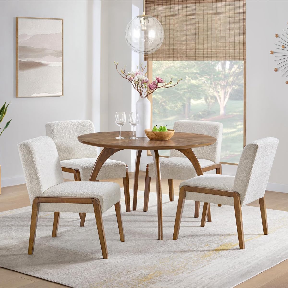 2 Pack 10-inch Hammered Glass Pendant Light for Kitchen Island, Gold Hanging Lamp for Entryway, Dining Room, Bedroom, Bathroom EH760250P2