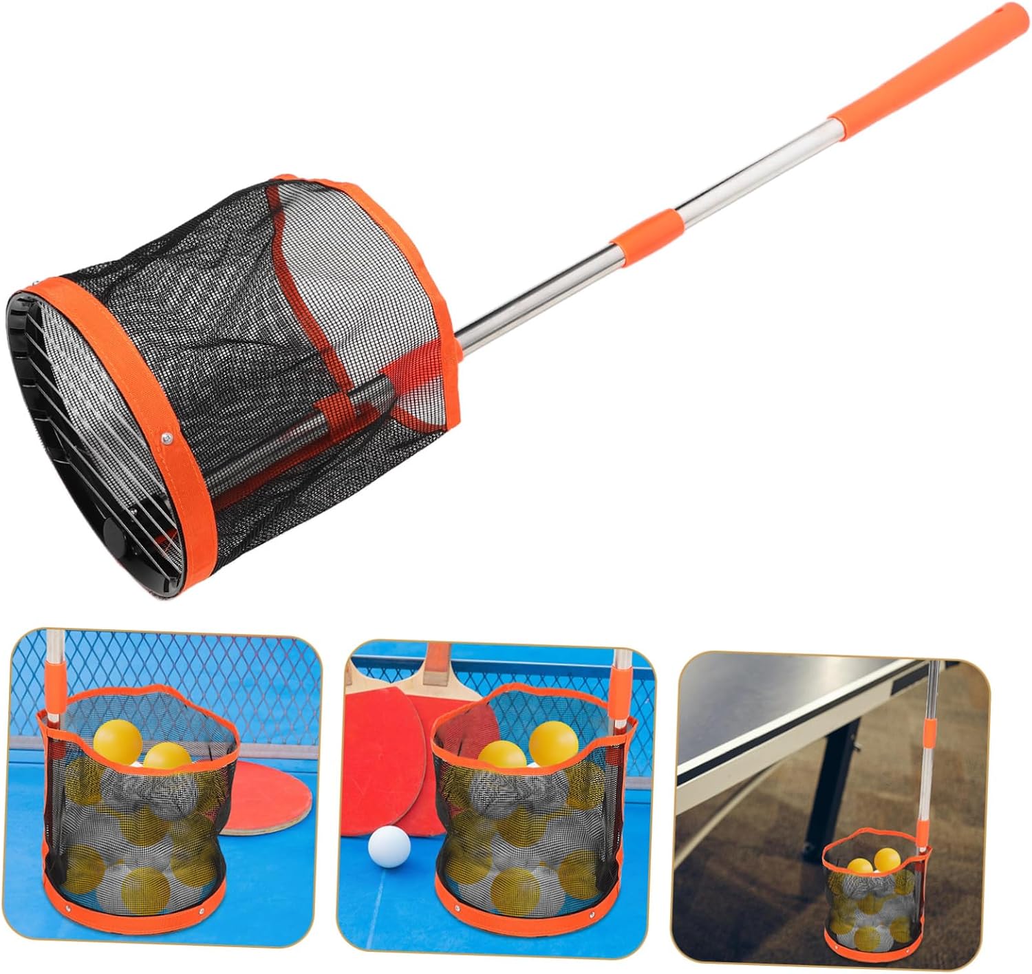 Portable Ball Picker Small Balls Pickers Convenient Balls Picker Abs Ball Picker Nylon Stainless Steel
