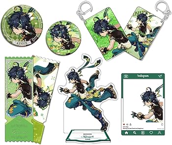 Amazon.co.jp: 原神 ナタ キィニチ 福袋 6個セット アクリルスタンド