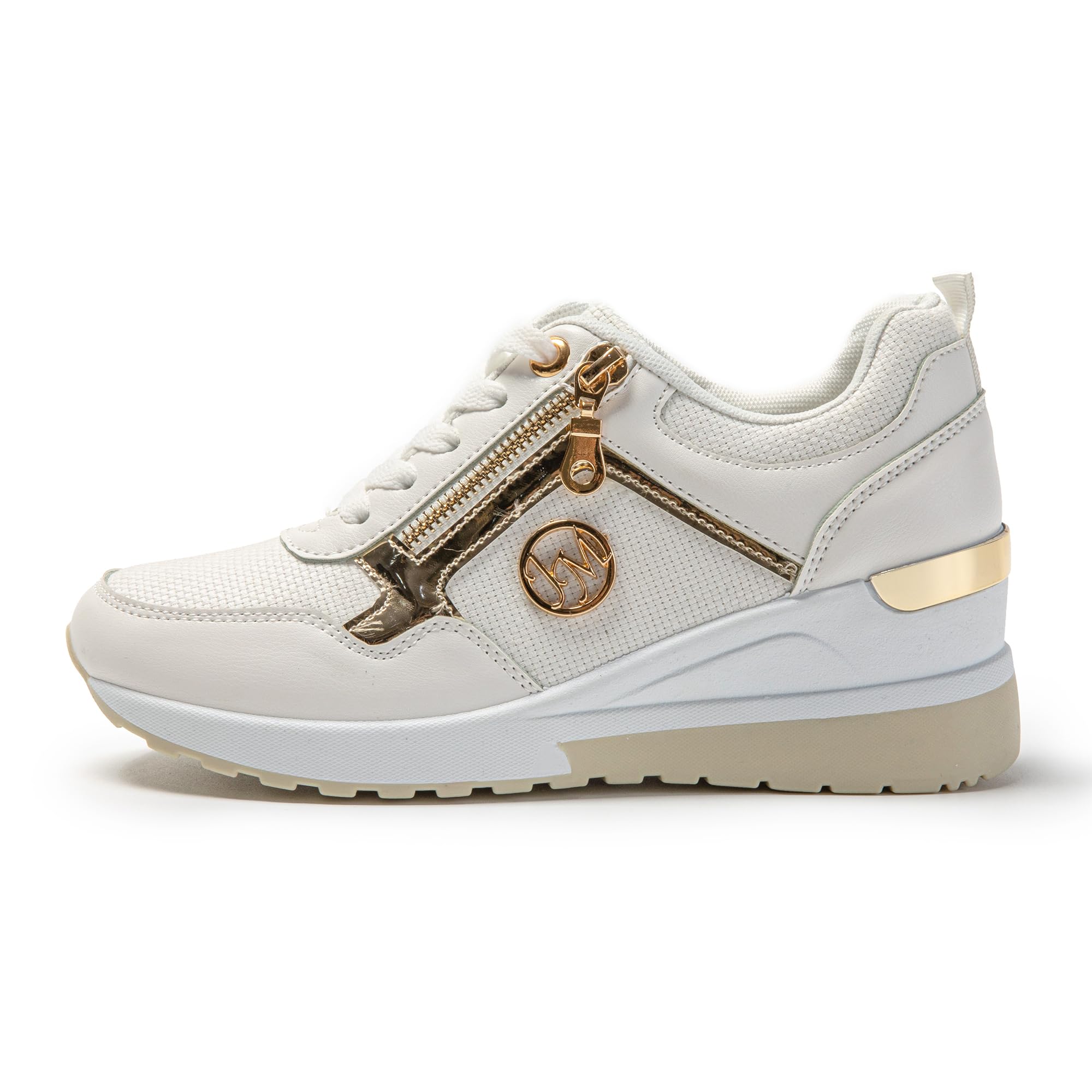 JOMIX Sneakers Donna Casual Scarpe Eleganti Sportive Tacco Zeppa Comode da Camminata