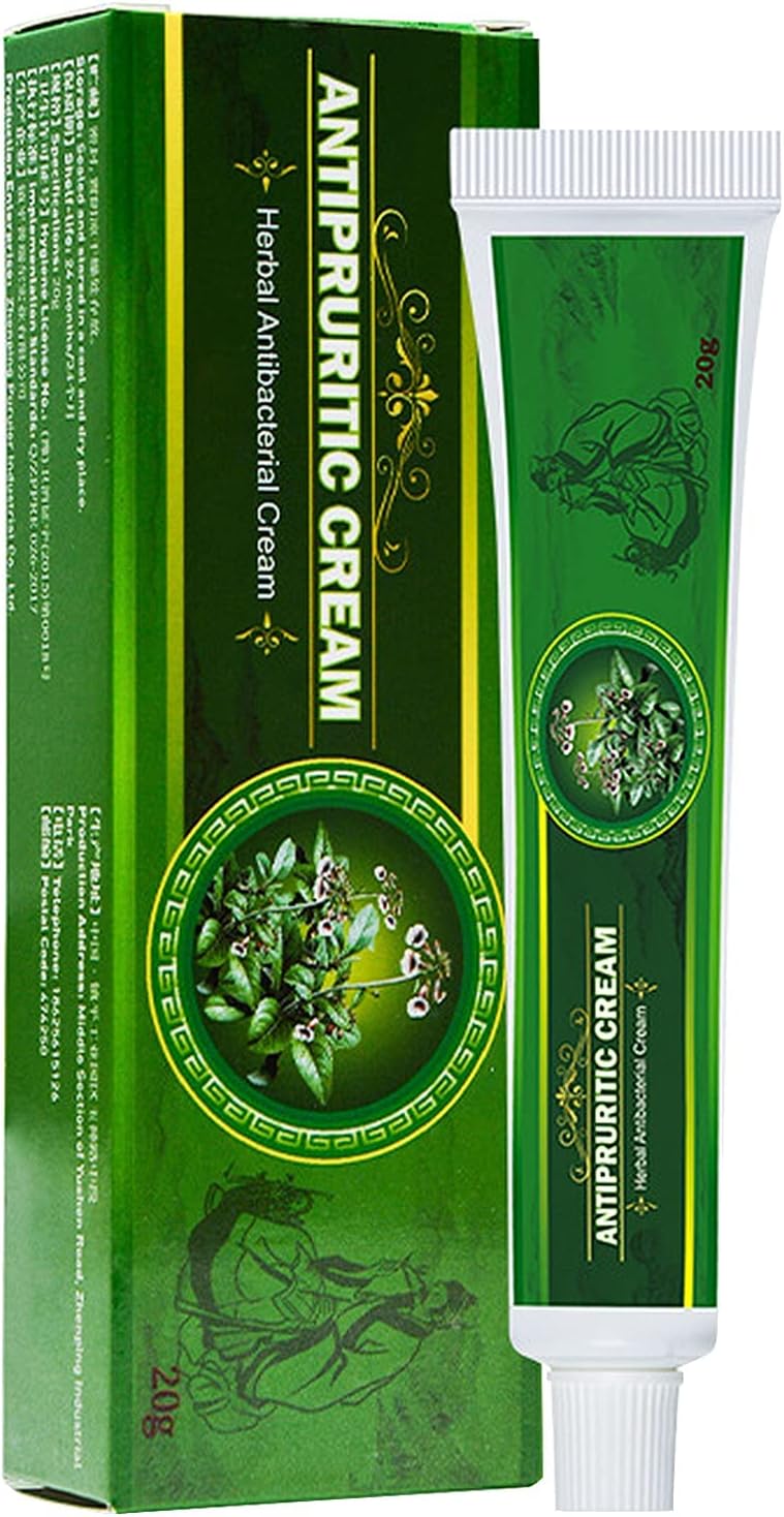 Antifungal Cream, Anti-Itch Cream with Gentler and Safer Herbal Ingredients Quickly Relives Itching for Face & Body Helps Eczema, Ringworm, Jock Itch, Athletes Foot and Nail Fungal Infections