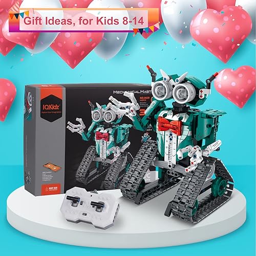 Miniatura 7 de APPKits de construcción STEM de control remoto para niños de 8 a 12 años - Juguetes de automóvil robot 3 en 1, 440 proyectos educativos de ciencia,