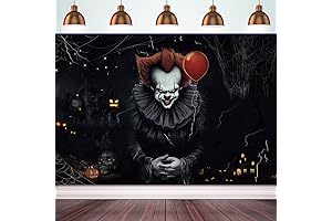 5x3Ft Halloween Horror Party Decorations Backdrop