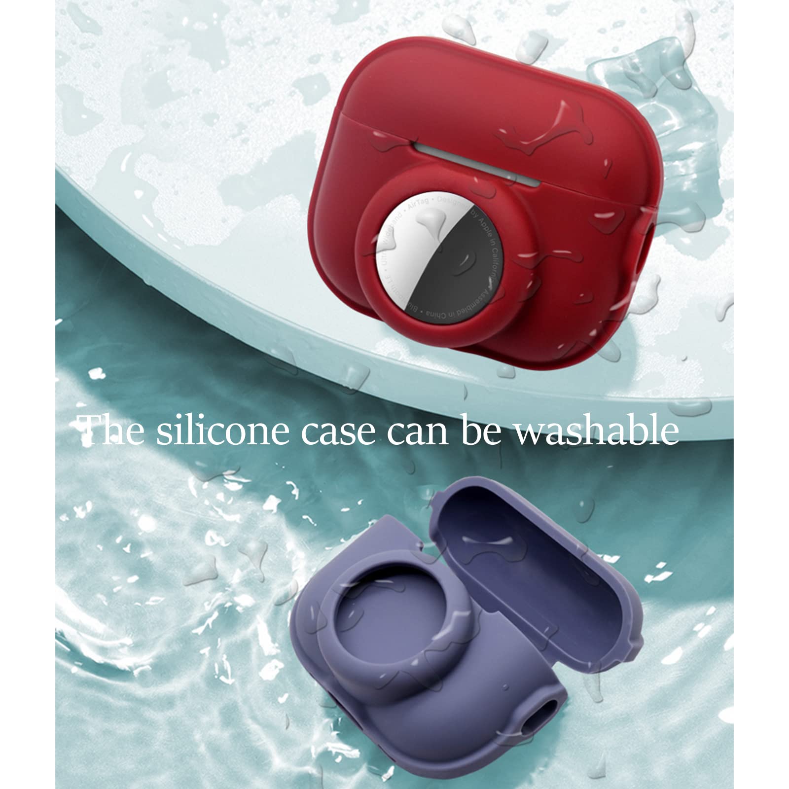 Amazon.com: 2 in 1 Case for Airtag for AirPods Pro (2nd Generation