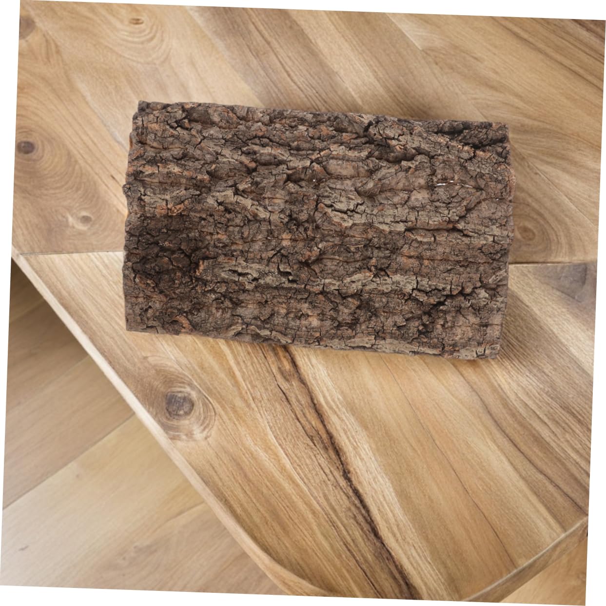 2piezas Verde De Corteza Natural para Reptiles Decoración De De Corcho Sustrato para Hábitat De
