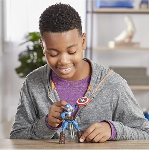 Miniatura 3 de Avengers Marvel Bend and Flex - Figura de acción flexible de 6 pulgadas, incluye accesorio explosivo, para niños a partir de 4 años