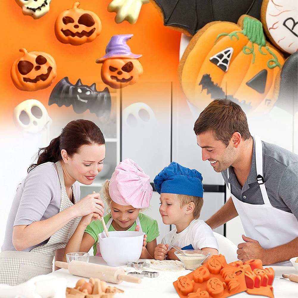 Moule Silicone Citrouilles Halloween Wilton X 6 Cavités - Planète Gateau