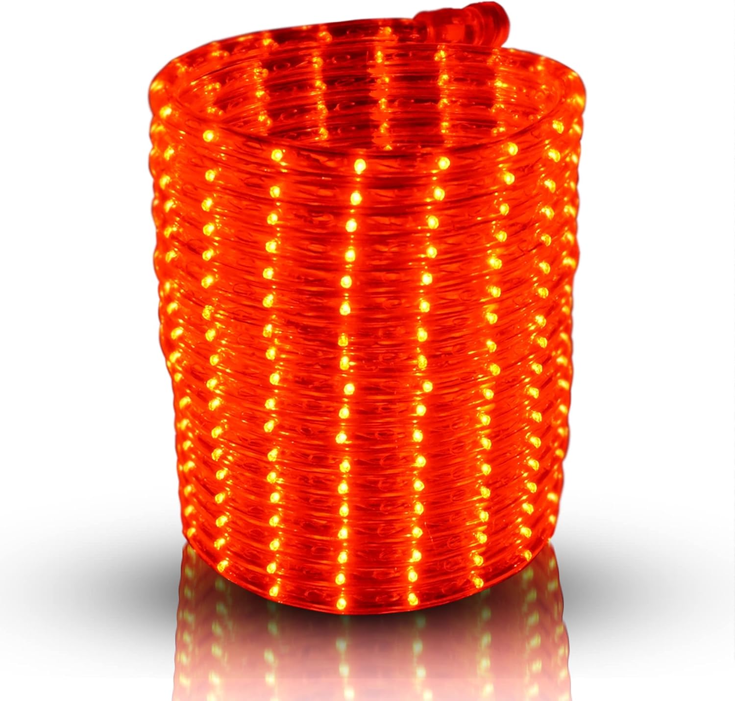 Peng Lights LED Rope Lights connectable Flexible Waterproof Christmas Colors Red (30 feet)