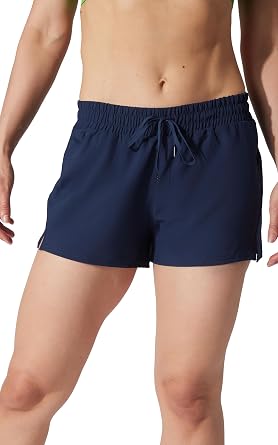 90 Degree By Reflex Lightweight Workout Shorts 2 in 1 Running Yoga Gym Shorts with Inner Biker Short Pockets