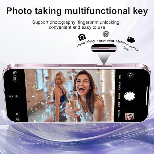 Miniatura 2 de 17 ProMa x Smartphone desbloqueado, pantalla HD de 6.99 pulgadas, teléfono 5G de 16+1 TB desbloqueado, 7000 mAh, cámara de zoom de 72+108 MP, botón