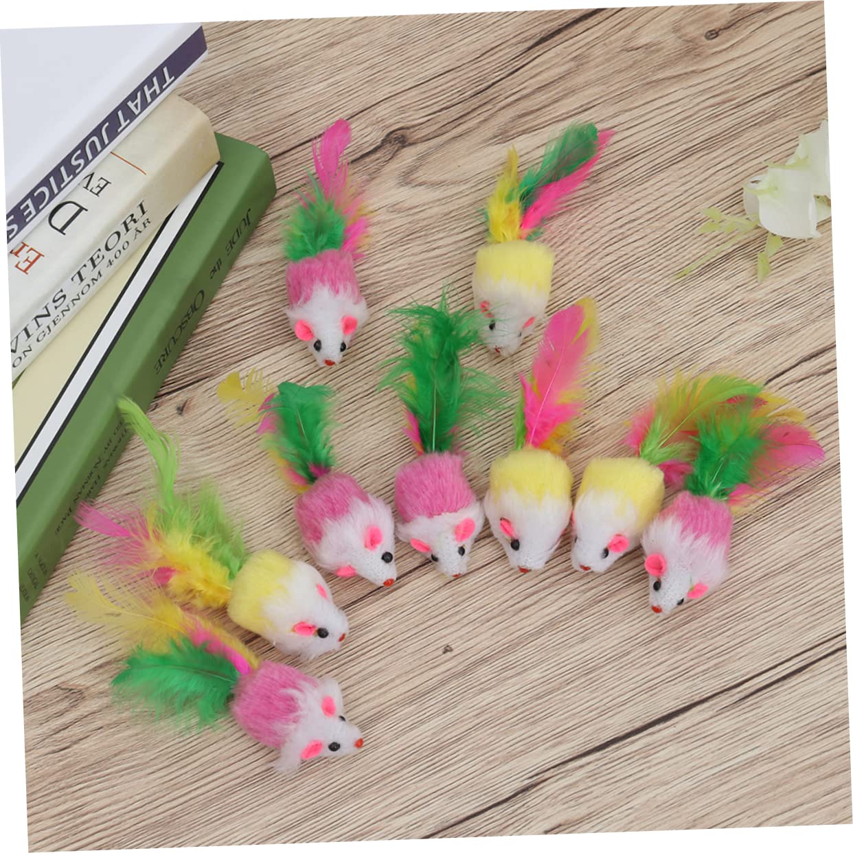 Yardwe 3sets Indoor Katzen Interaktives Spielzeug Plüsch Spielzeug für Katze Einzigartiges Design Stücke * 3