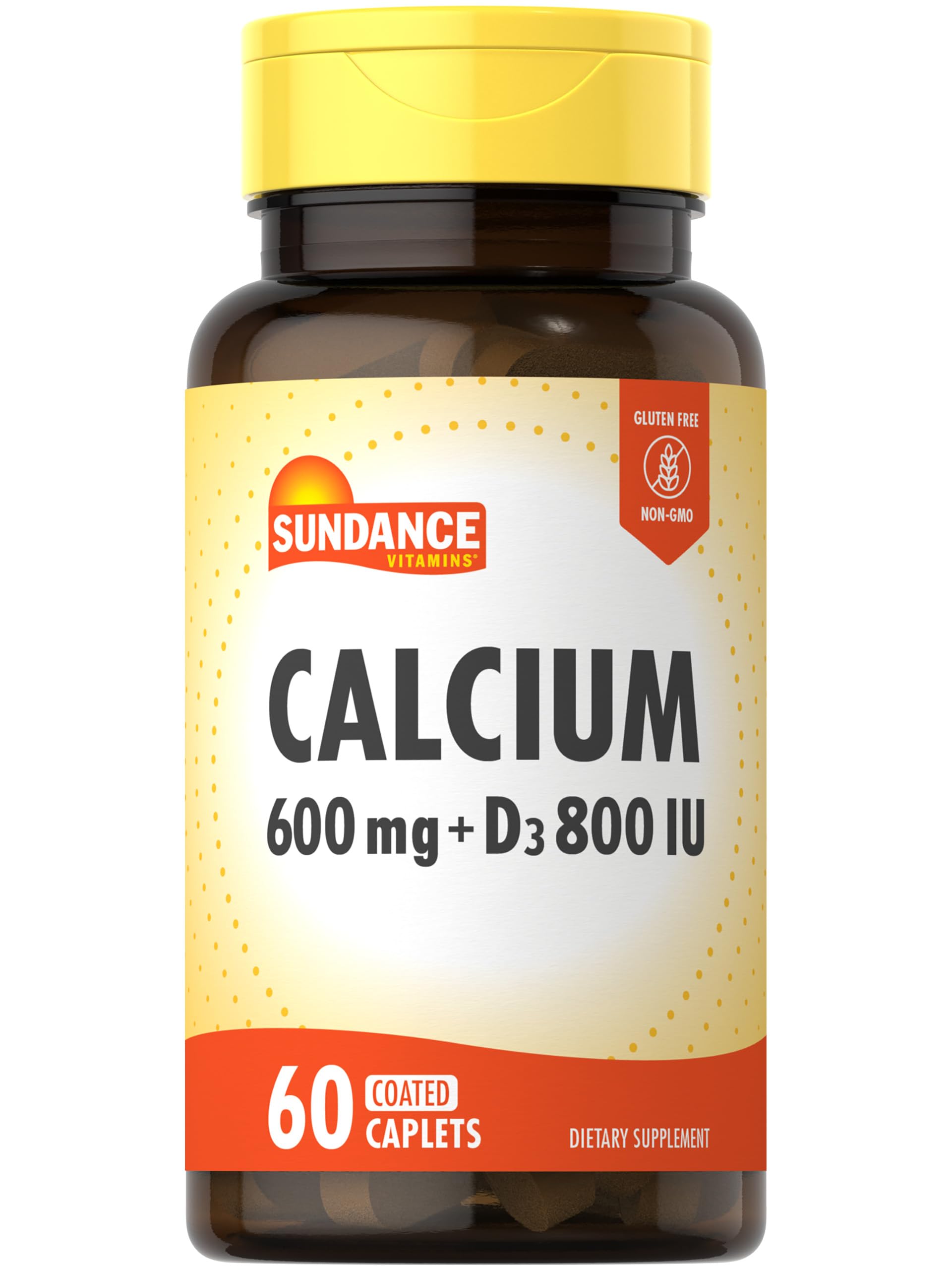 Sundance Calcium 600mg with D3 | 60 Caplets