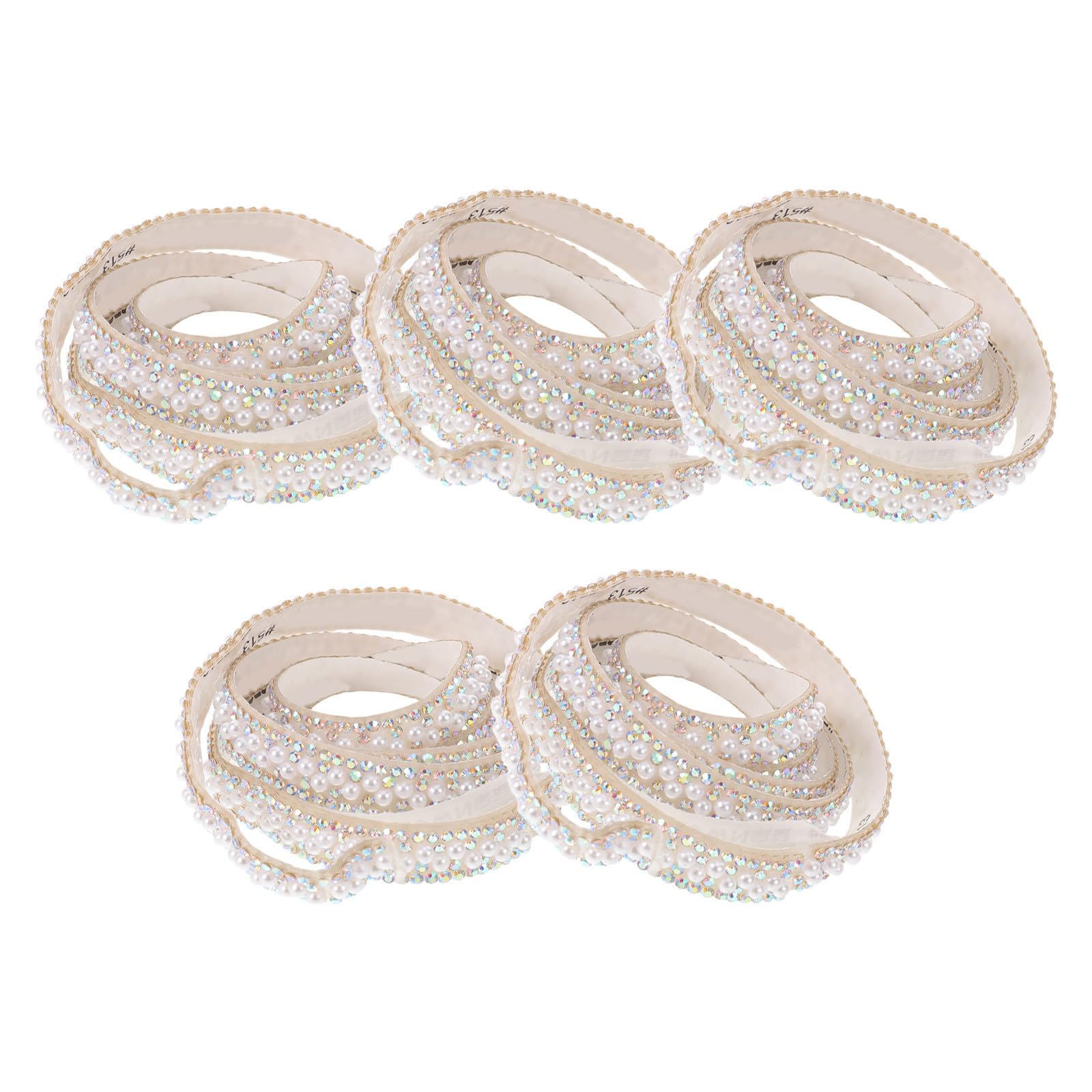 Tiras de strass autoadhesivas para vestidos de novia y personalización de disfraces