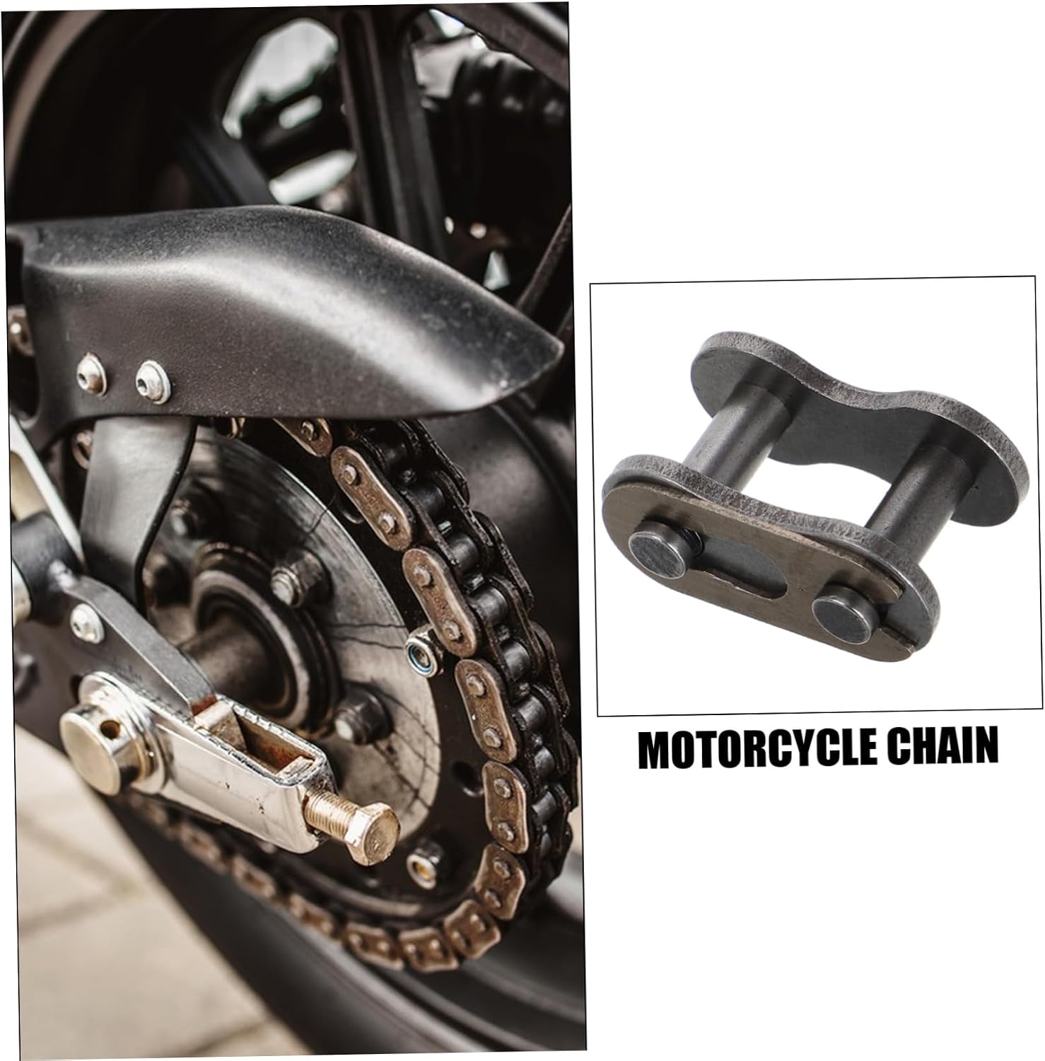 ULTECHNOVO 4pcs Heavy Duty Motorcycle Chain Connector Durable Link for Chain Easy Assembly Motorcycle Parts for Bikes and Atvs Versatile Accessory