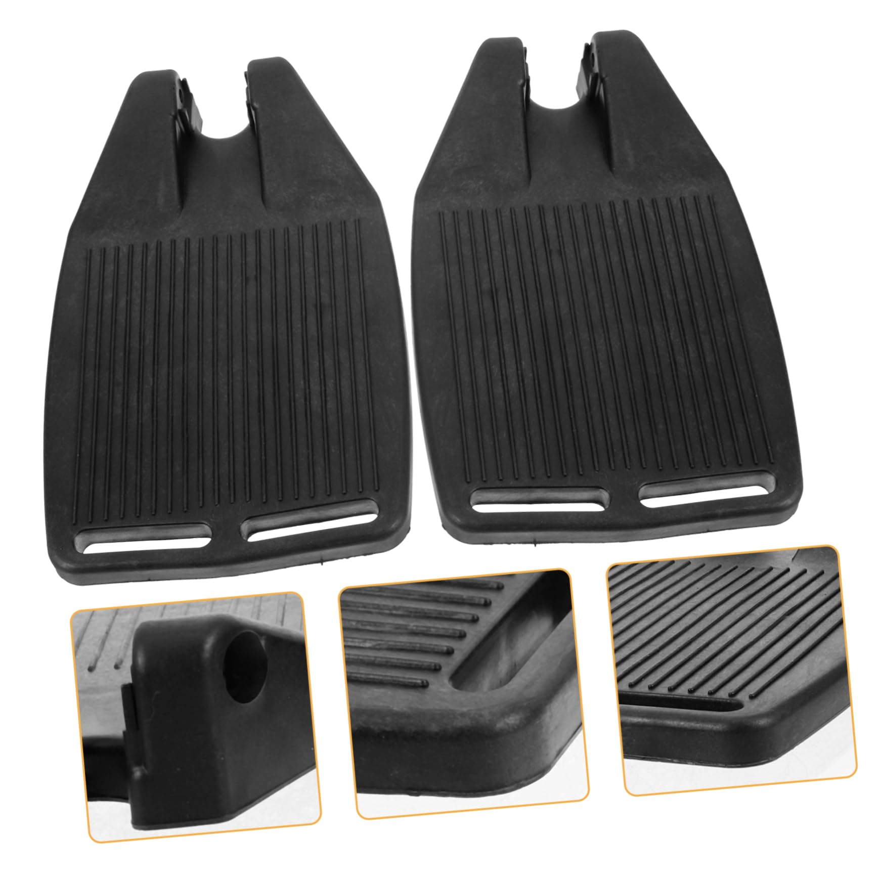 Healeved 5pares Reposapiés De Rueda Para Sillas De Ruedas Repuesto De Ergonomico Accesorio Práctico y Ligero Para Elevación y Comodidad