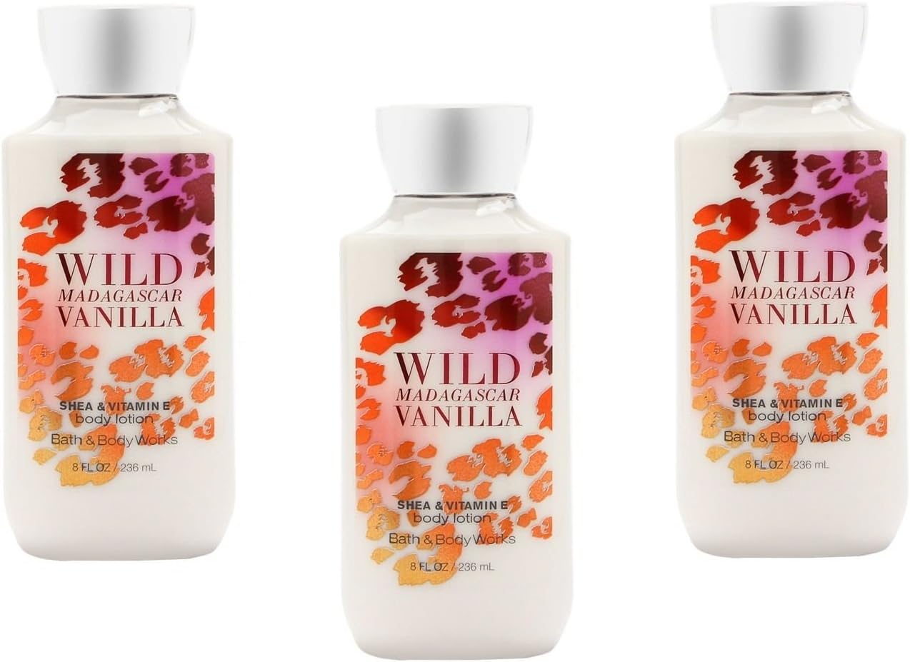 Wild Madagascar Vanilla Body Lotion Pack of 3