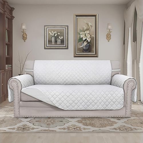 Miniatura 1087 de Easy-Going - Funda reversible para sofá, resistente al agua, con varillas de espuma y correas elásticas, protector de muebles para mascotas y perros