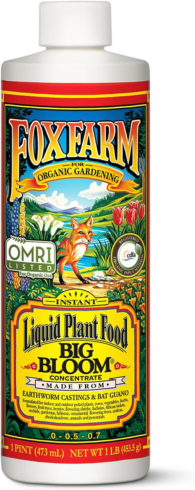 Fox Farm Big Bloom Liquid Concentrate Fertilizer, 1-Pint
