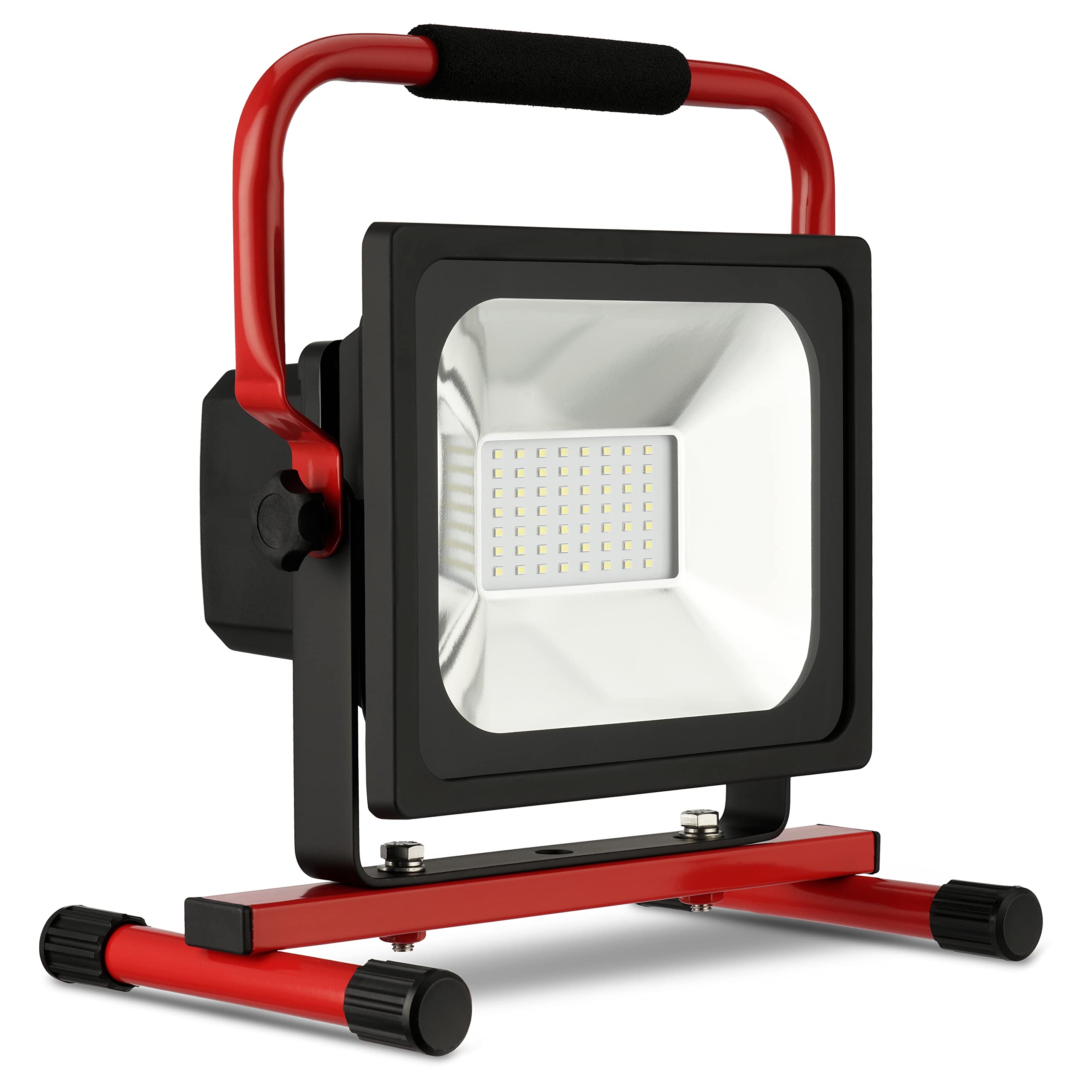 REV 2706333000 - Foco led con batería, 30 W, 2100 lm, IP54, color rojo