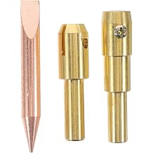 BETOOKY Spot Welder Chuck and Shaping Machine Chuck 3pcs Set Soldering Tip and Round Disc for Auto Maintenance and Sheet Metal Repair Dent Removal Tool