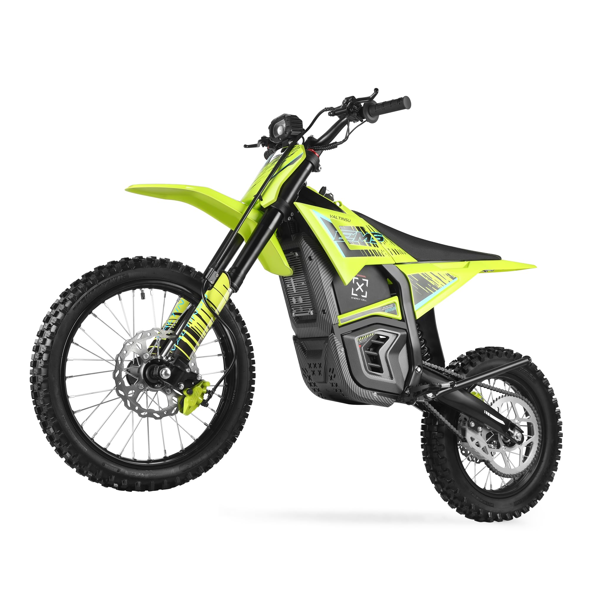 EM5 Pro Electric Dirt Bike,5600W,52MPH,Range 60 MI,3 Speed Modes