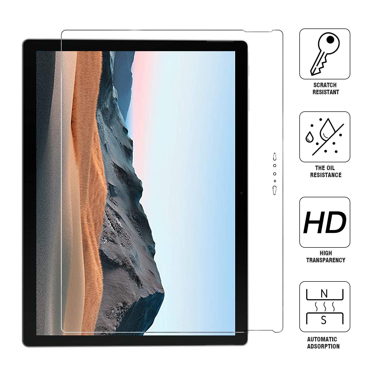 Amazon.co.jp: MEGOO 液晶保護フィルム Surface Book 3（13.5インチ