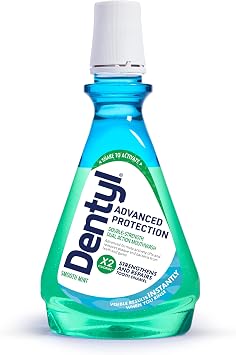 Dentyl Advanced Protection Mouthwash, High Fluoride, Repairs and Protects Tooth Enamel, Alcohol Free, Smooth Mint, 6x500ml