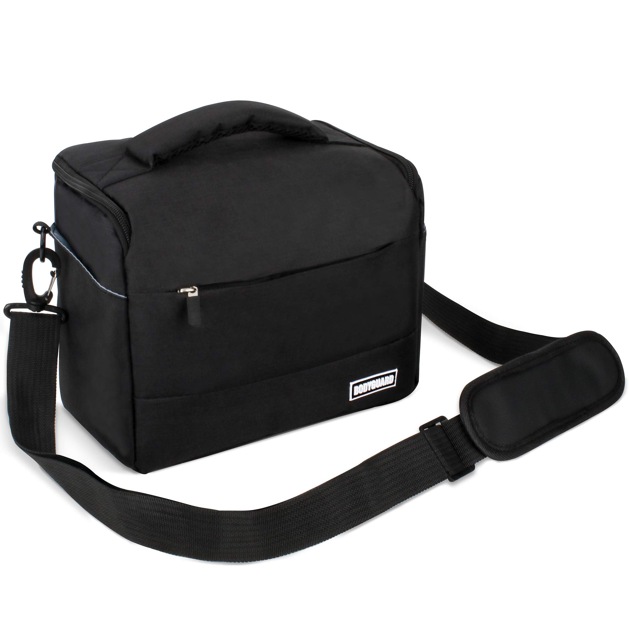 Bodyguard EOS Bundle Tasche für Canon Spiegelreflexkamera EOS 4000D 2000D 1300D 1200D + Qualitäts Ersatz-akku LP-E10