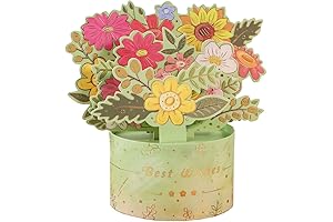 3D Flower Pop Up Card: Cherish Love, Express Gratitude