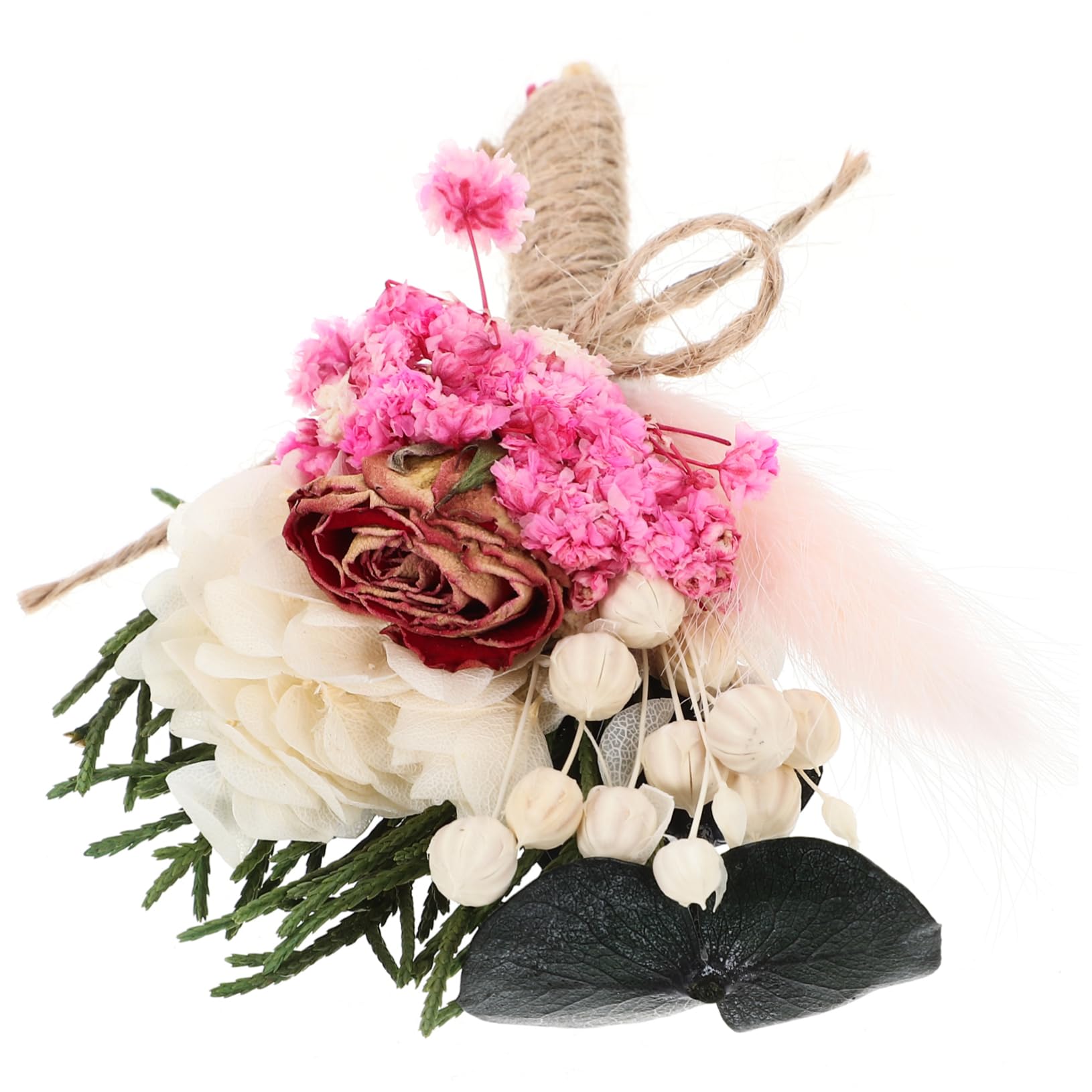 NESTINGHO Boutonniere De Novia Y Novio, Flor Seca En El Ojal, Adorno para El Ojal De Boda