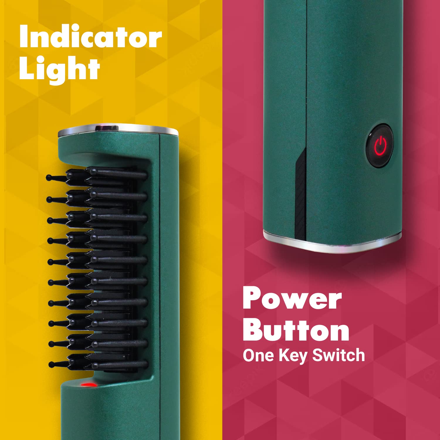 VGR V-587 showing the power button and indicator light