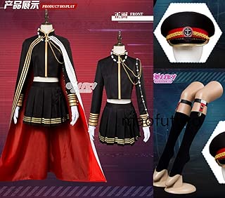 アズールレーンAzur Lane コスプレ 戦艦 三笠 桜都の風 コスプレ 衣装+帽+靴下