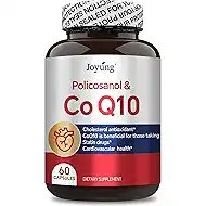 Joyung CoQ10 200mg Supplement with Ginkgo Biloba 100mg - coenzyme Q10, Supports Heart Health, Brain Function, Cellular Energy Production & Healthy Aging* - Third-Party Certified 60 Capsules