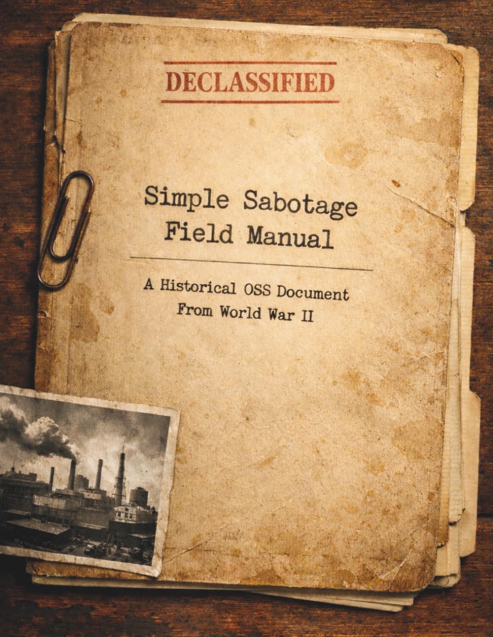 Simple Sabotage Field Manual: A Historical OSS Document from World War II