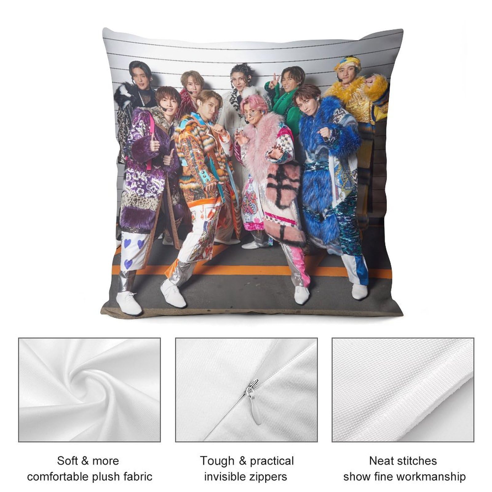 ひろこManラウールクッションカバー1580円 ひろこ様専用SnowManラウールクッションカバー1580円 ひろこ