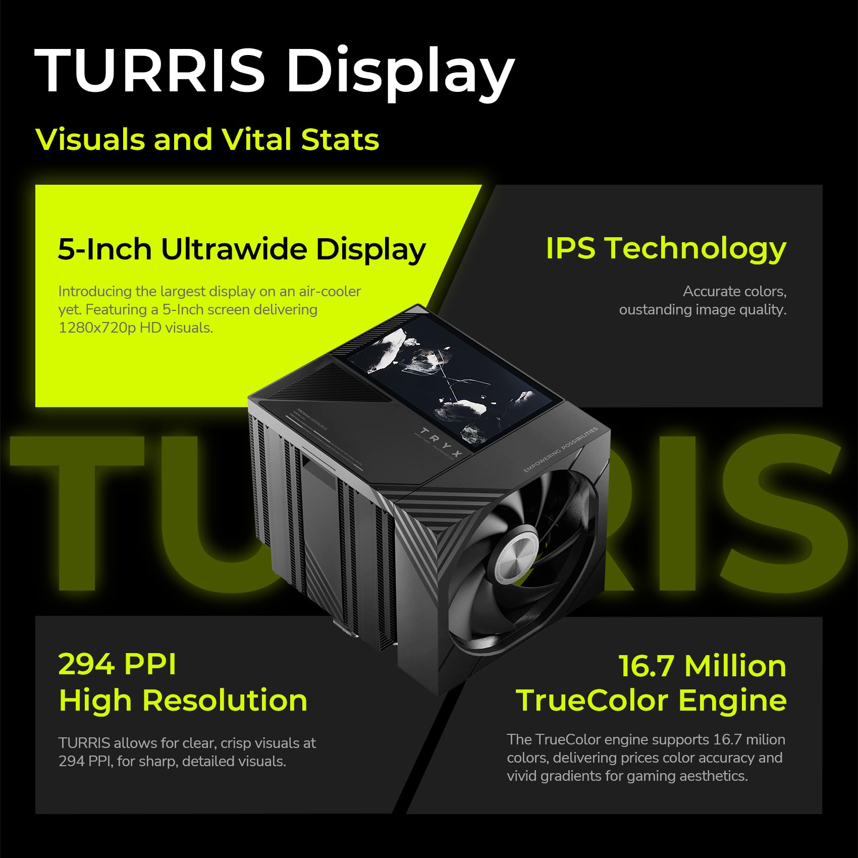 Amazon | TRYX TURRIS 620シリーズ 空冷CPUクーラー 5インチ
