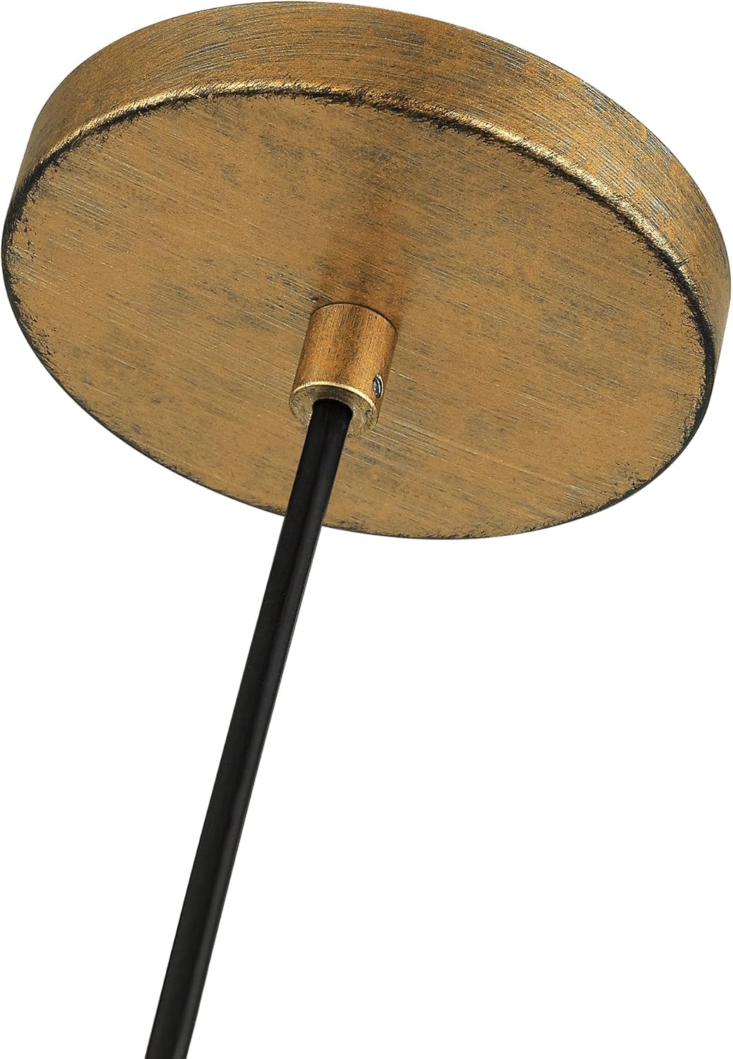 Livex Lighting, 58891-48, Bellingham Collection, 1 Light Antique Gold Leaf Mini Pendant