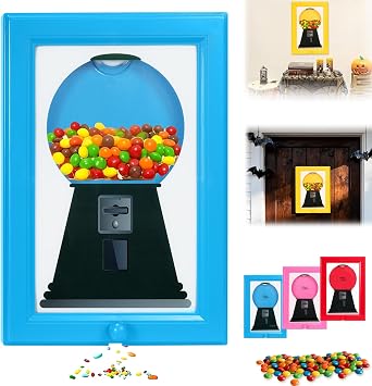 Winb Wall Mountable Candy Dispenser Picture Frame for Candies, Nuts, Treats