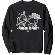 Infinite Heart Rose Thorns Madison Jeffrey Prospect Baseball Sweatshirt