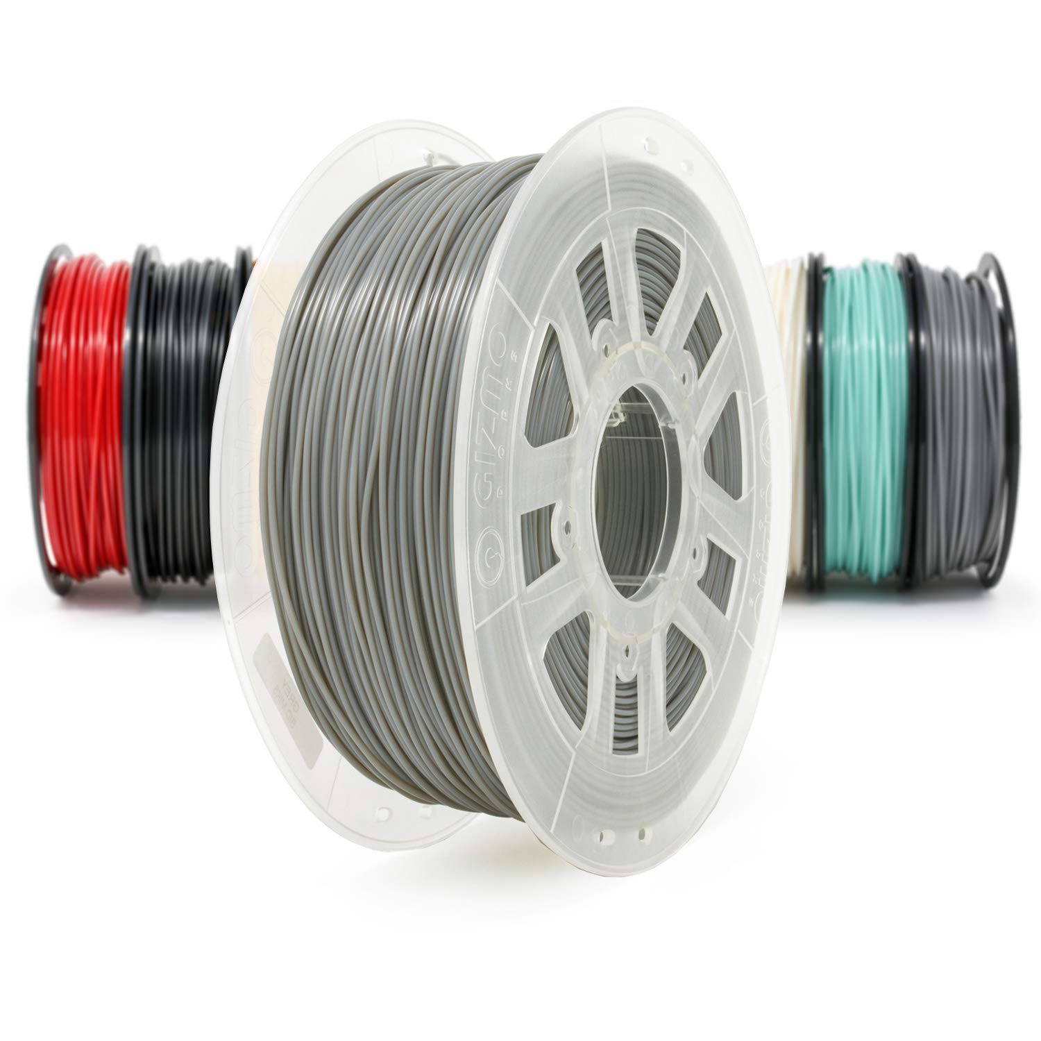 Gizmo Dorks Low Odor ABS 3D Printer Filament 1.75mm 1kg, Various Color Options 1kg HY-NABS-175-GRY