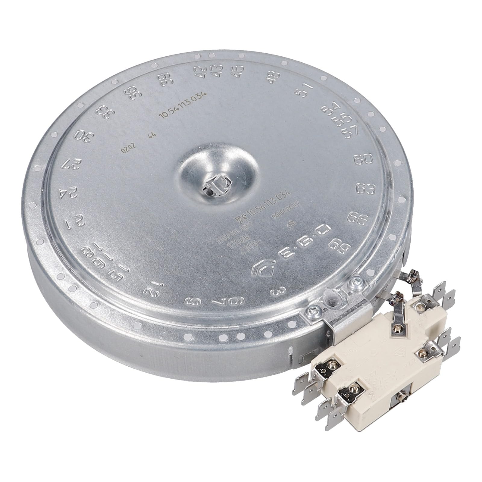 Strahlheizkörper Einkreis Glaskeramikkochfeld 1200W Ø 140mm Ego 1054113034 HiLight-Heizkörper mit Temperaturmelder passend Bosch Siemens 00289561 Constructa Balay Neff hce 3eb pke hln ch ca