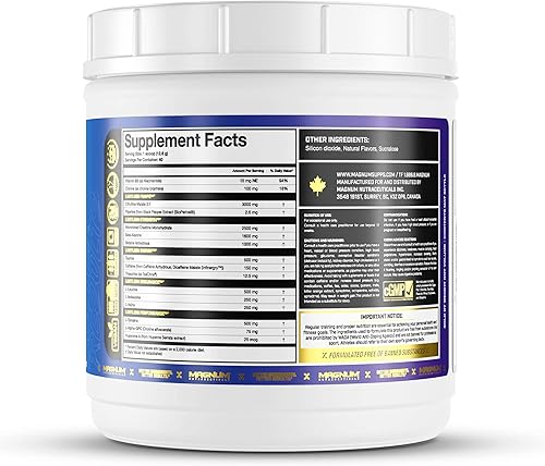 Miniatura 4 de LIMITLESS Magnum Nutraceuticals - Punzón de frambuesa azul de alta calidad, 17.78 oz - Soporta aumentar la energía, el enfoque y la resistencia