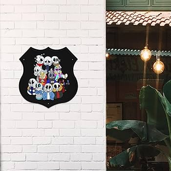 アンティーク ブリキ ウォールアート Amazon.co.jp: ブリキ看板 アンダーテール サンズ アートパネル